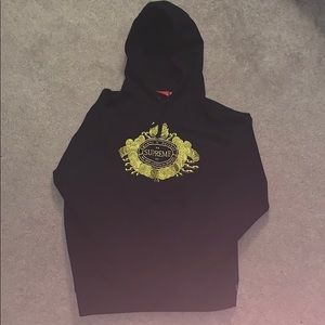 Black Supreme Love or Hate Hoodie